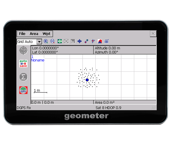 GeoMeter - Precise GPS area & distances measurement with averaging function, gps mapper