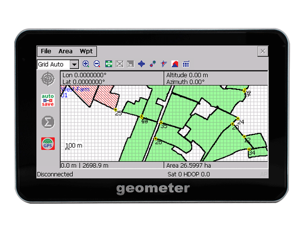 GeoMeter - Precise GPS area & distances measurement